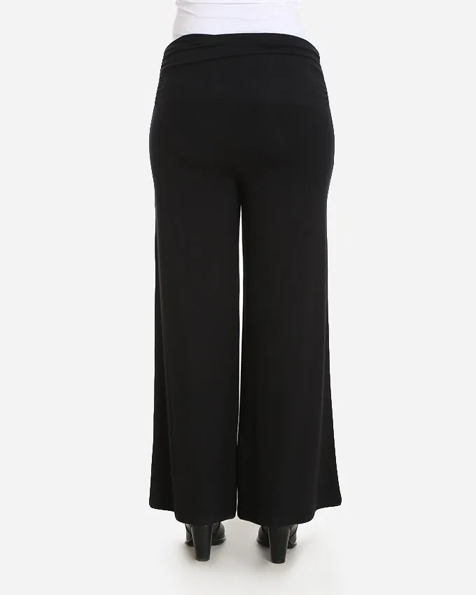 Black Loose Fit Flowy Pants