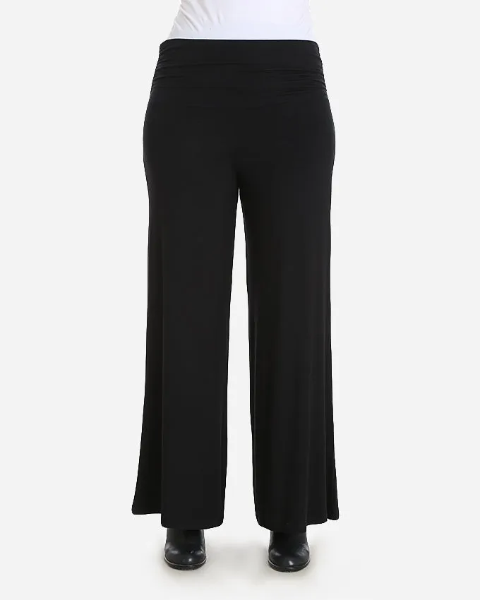 Black Loose Fit Flowy Pants