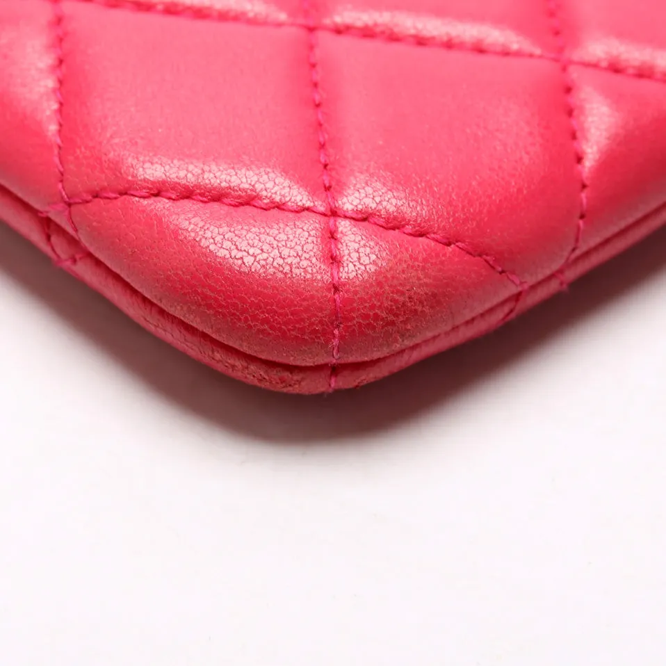 Boy Zipped Pouch Quilted Lambskin