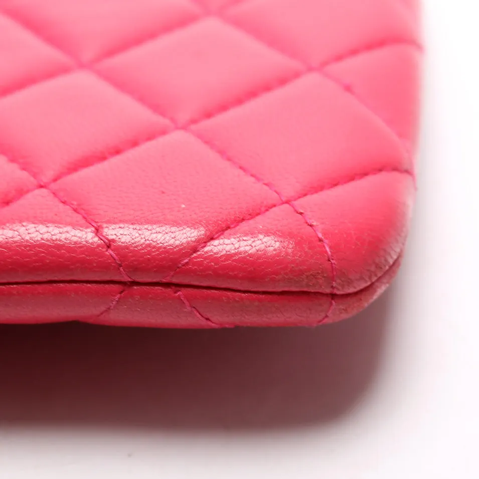 Boy Zipped Pouch Quilted Lambskin