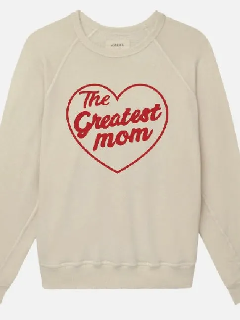 College Sweatshirt w/ The Greatest Mom | The Great.