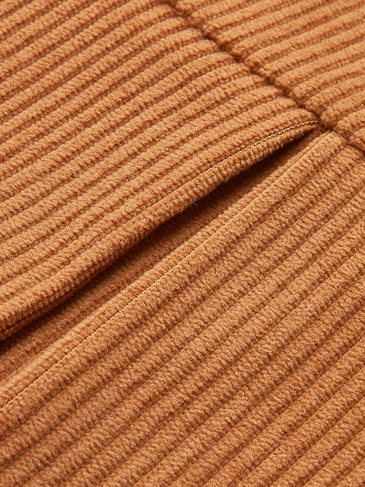 Corduroy Pleated Mini Skirt