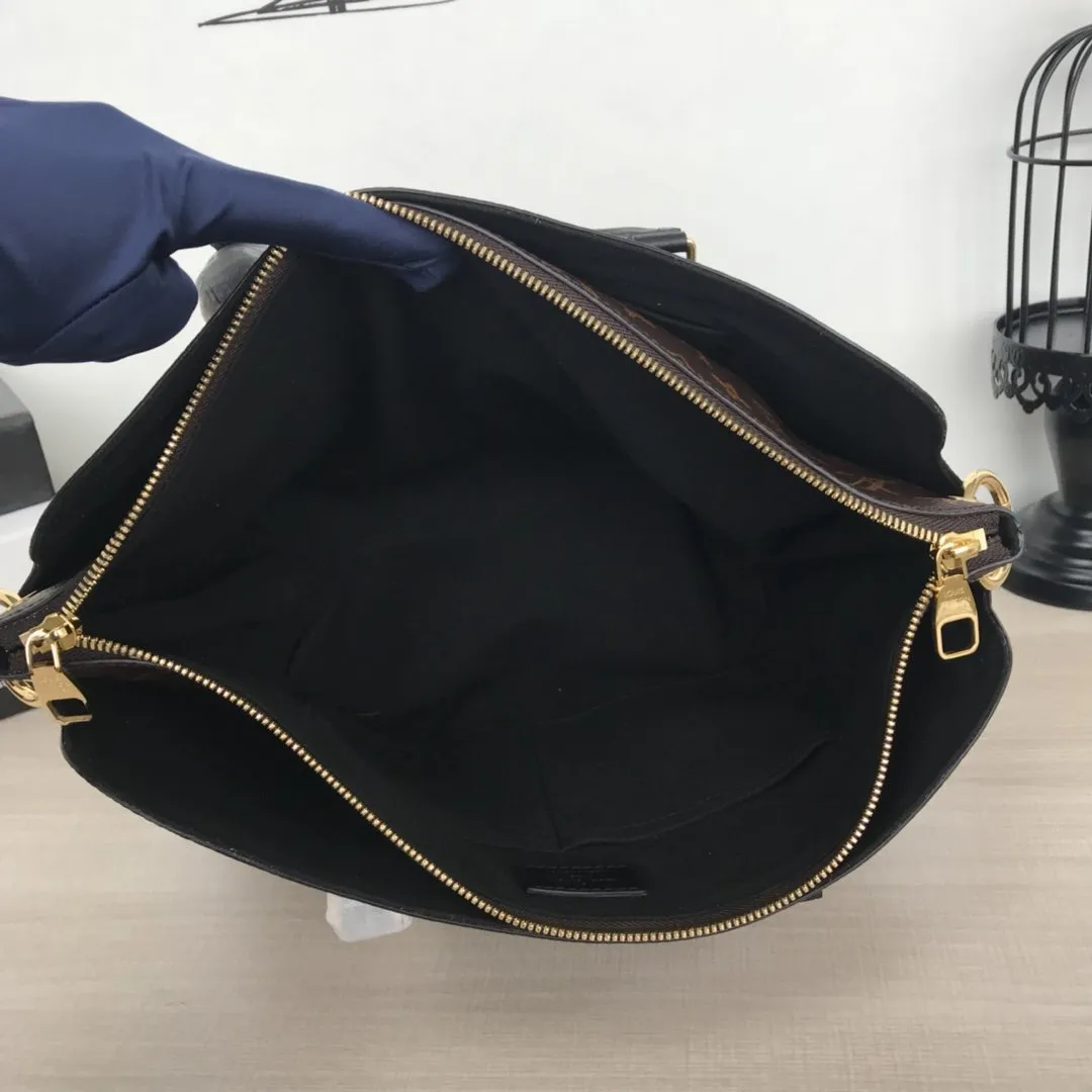 FLOWER ZIPPED TOTE MM