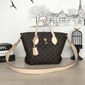 FLOWER ZIPPED TOTE MM