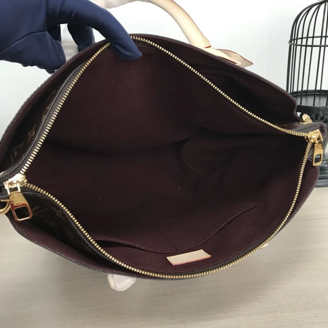 FLOWER ZIPPED TOTE MM