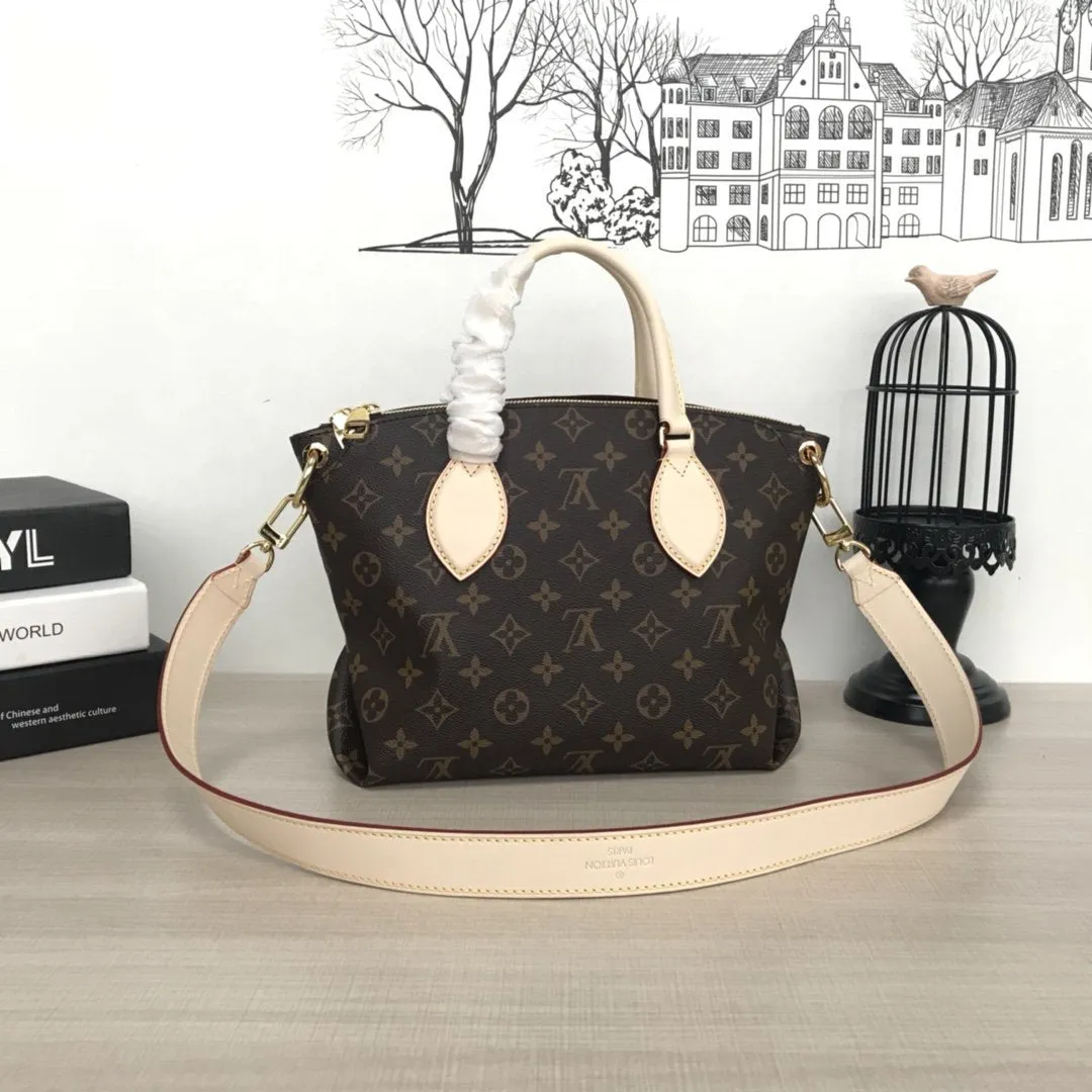 FLOWER ZIPPED TOTE PM