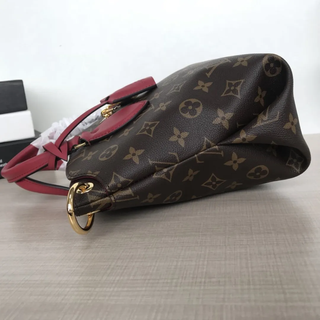 FLOWER ZIPPED TOTE PM