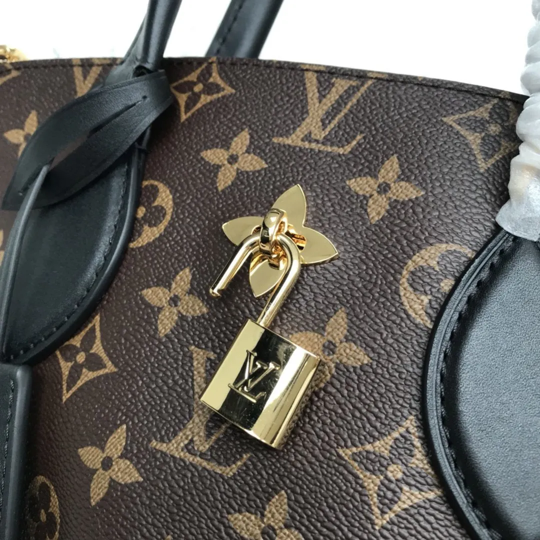 FLOWER ZIPPED TOTE PM