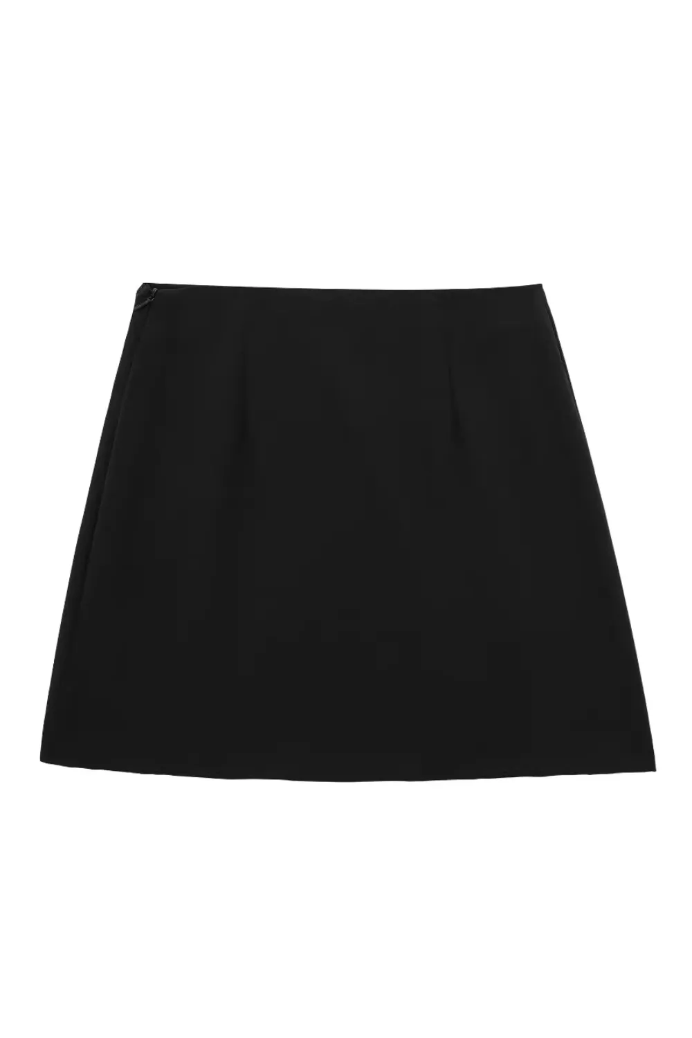 'Jackie' Wide Pleated Mini Skirt