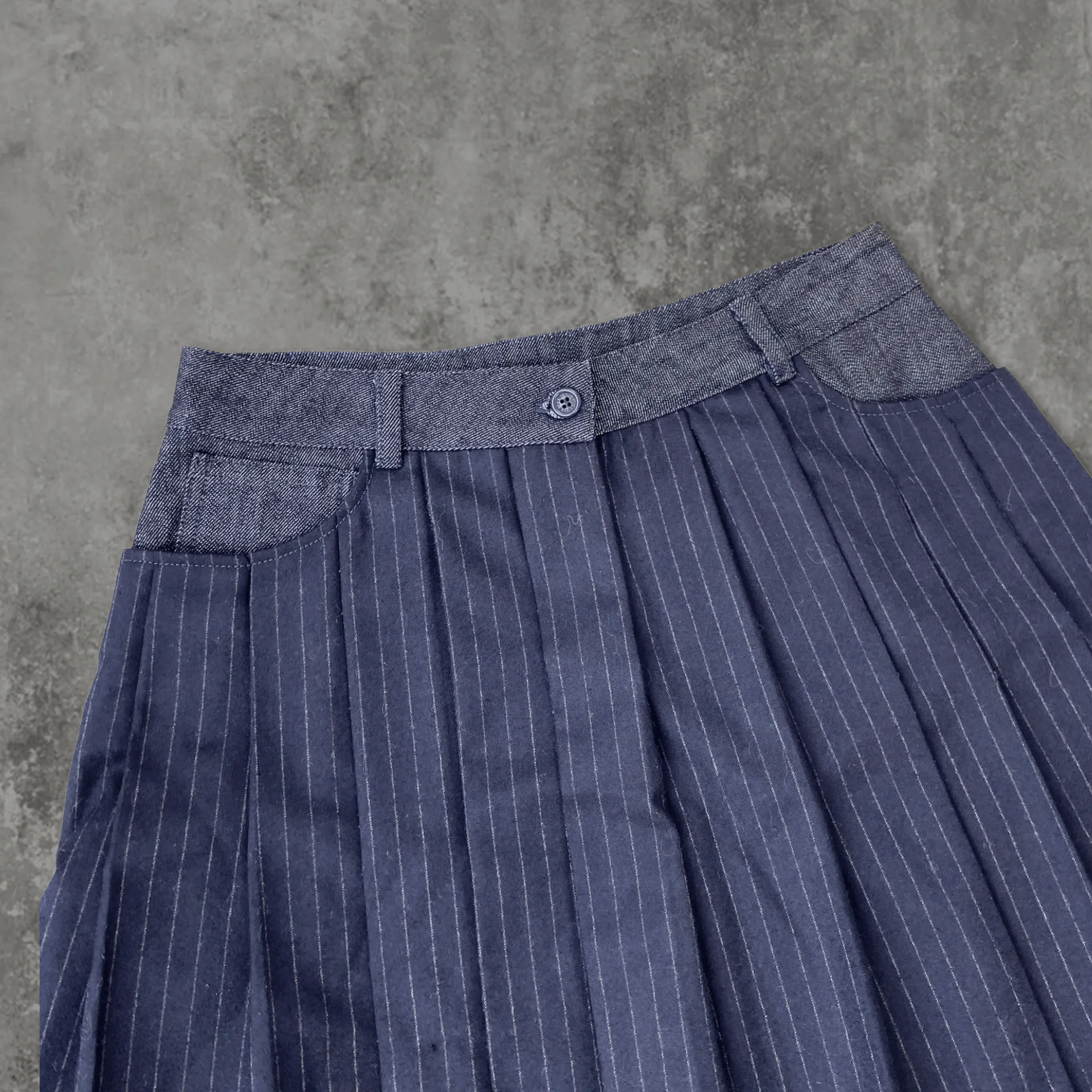 JUNIOR GAULTIER PLEATED SKIRT - S