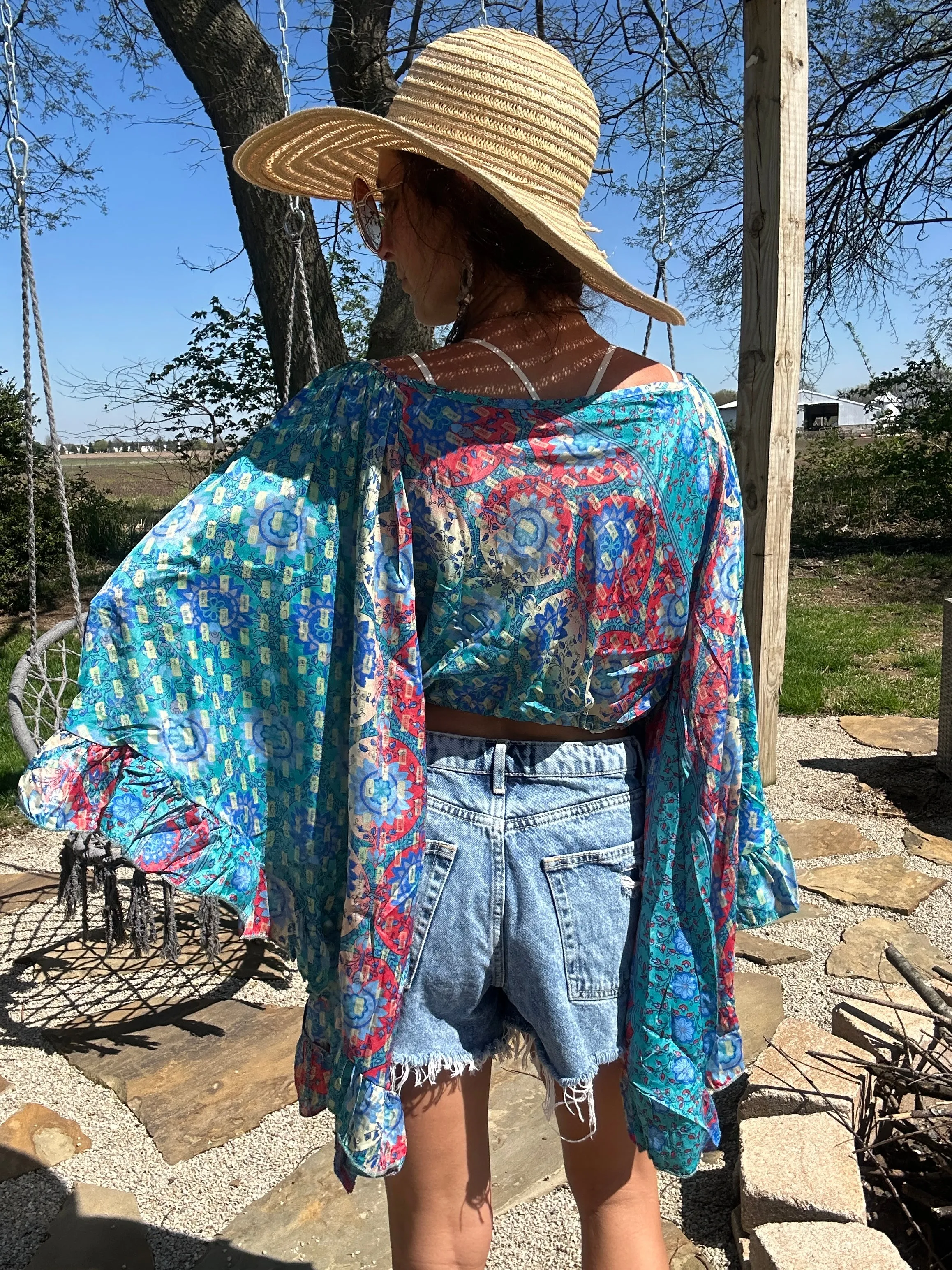Kauai Getaway Cinch Top - Bailey