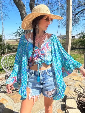 Kauai Getaway Cinch Top - Bailey