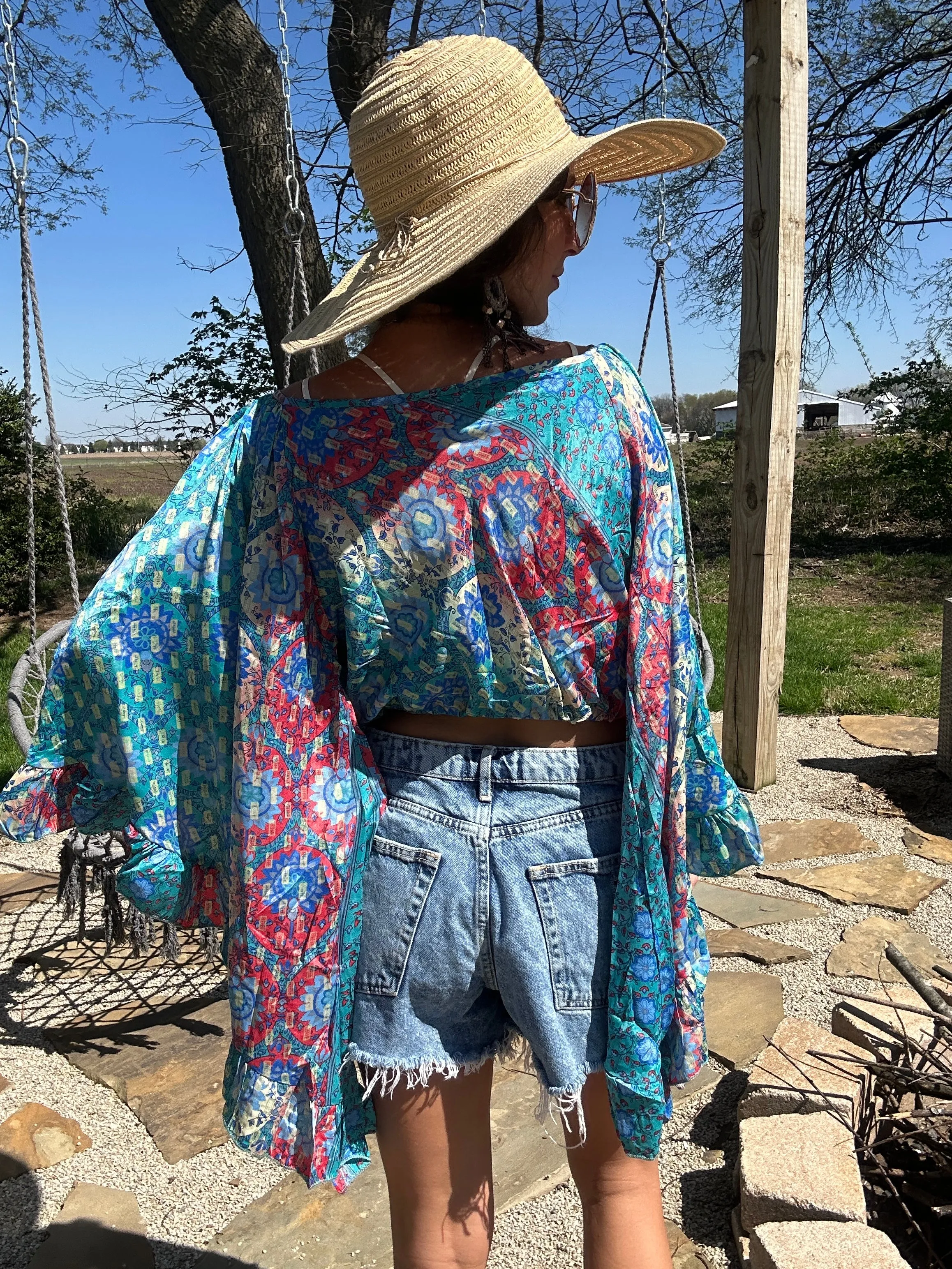 Kauai Getaway Cinch Top - Bailey