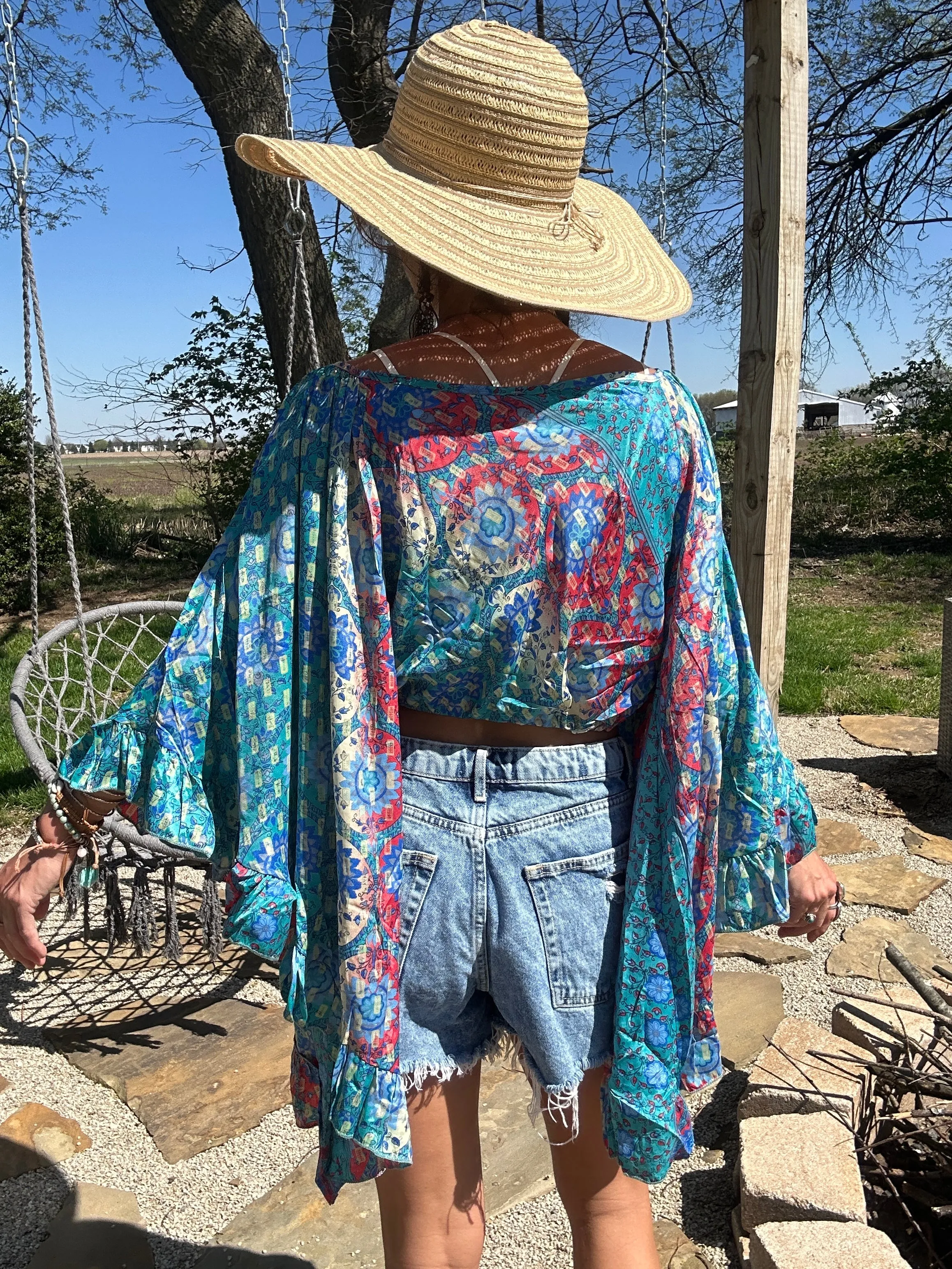Kauai Getaway Cinch Top - Bailey