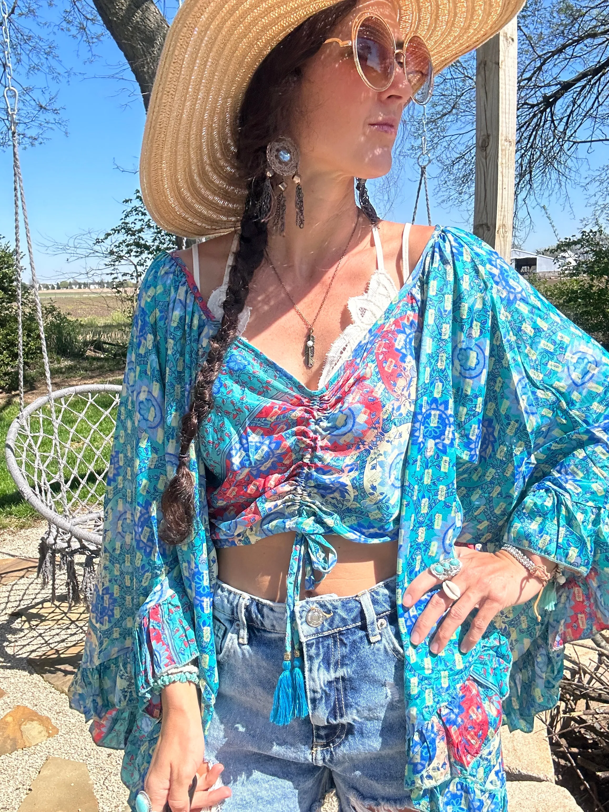Kauai Getaway Cinch Top - Bailey