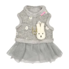lidia harness dress - grey