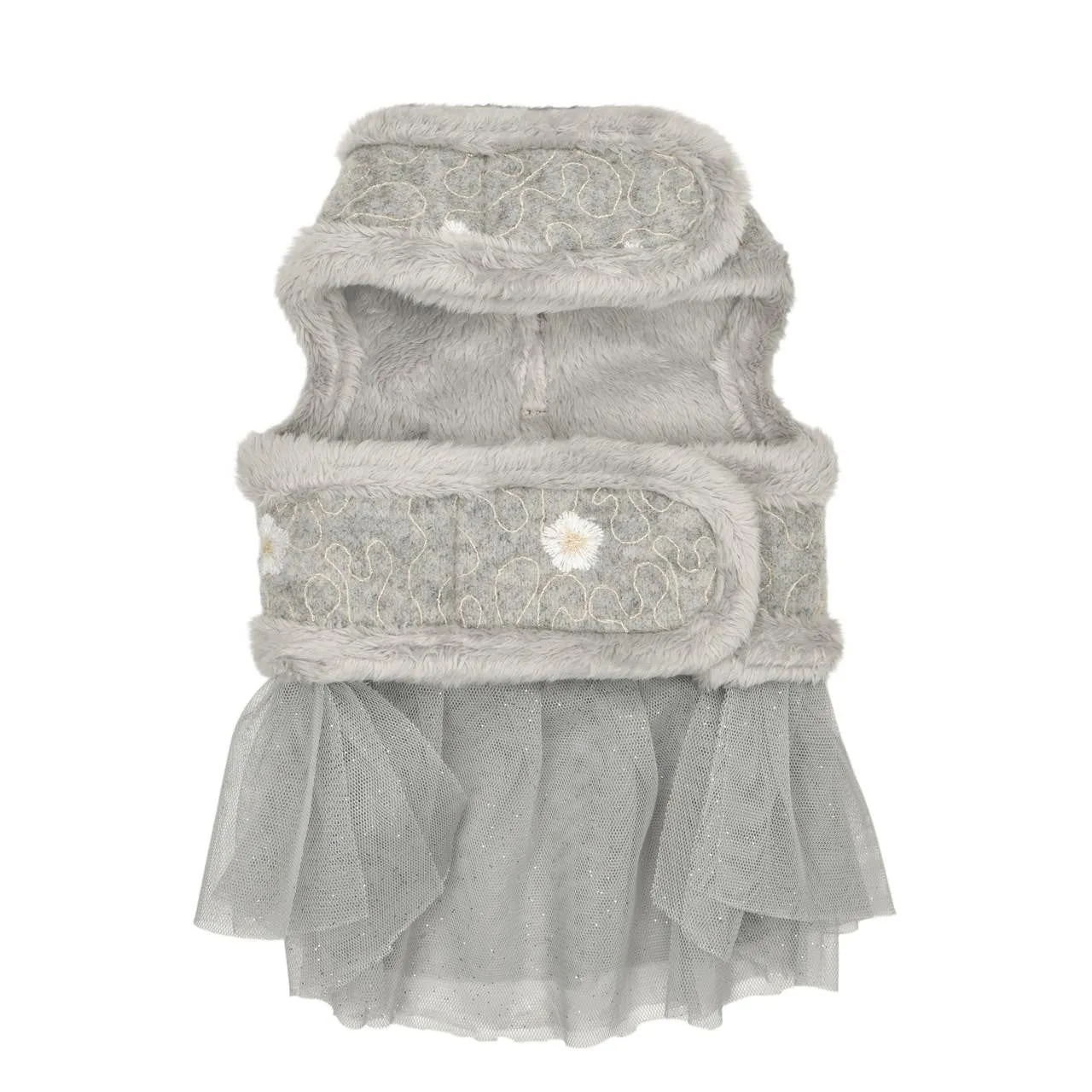 lidia harness dress - grey