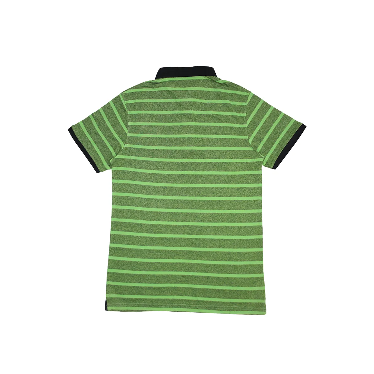 MENS ORGANIC STRIPED COLAR TSHIRT
