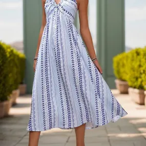 Strappy V-Neck Dress