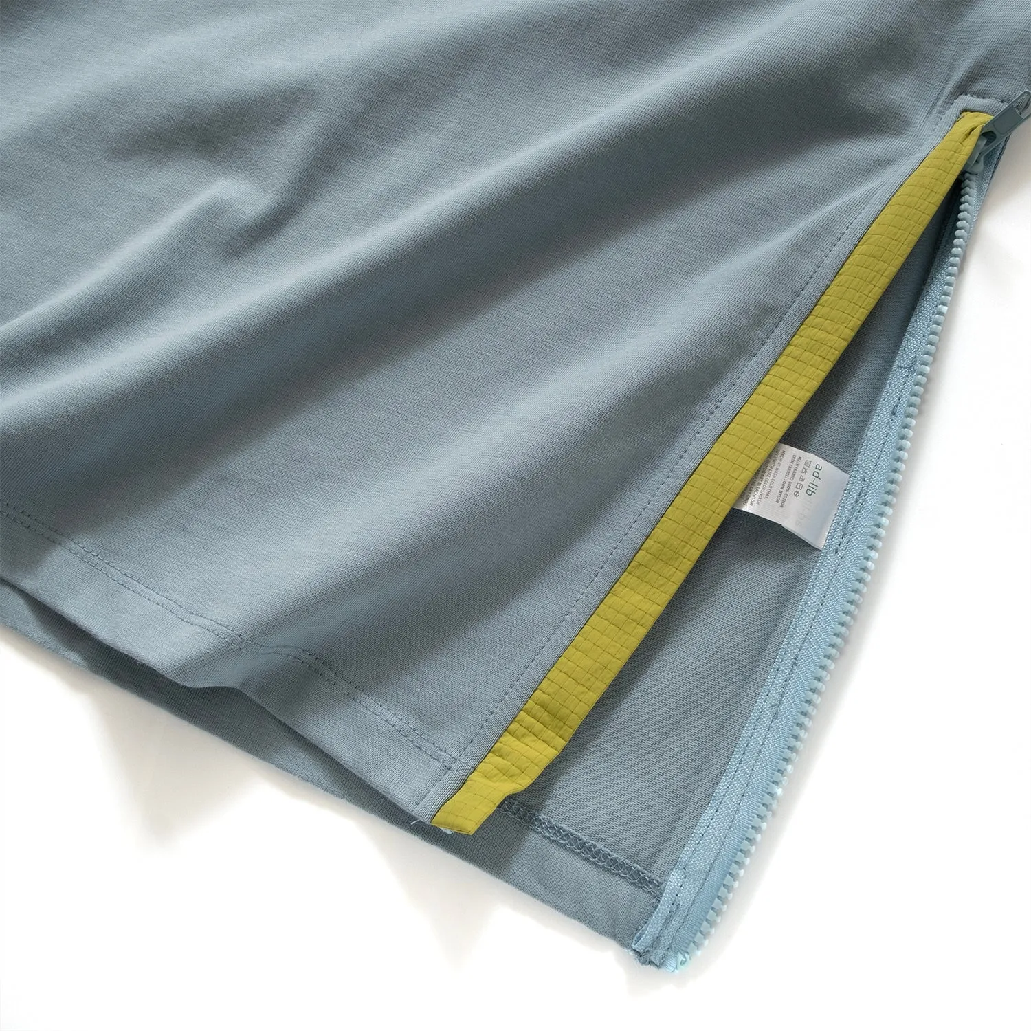 (TP1384) Zipped Hem Tee