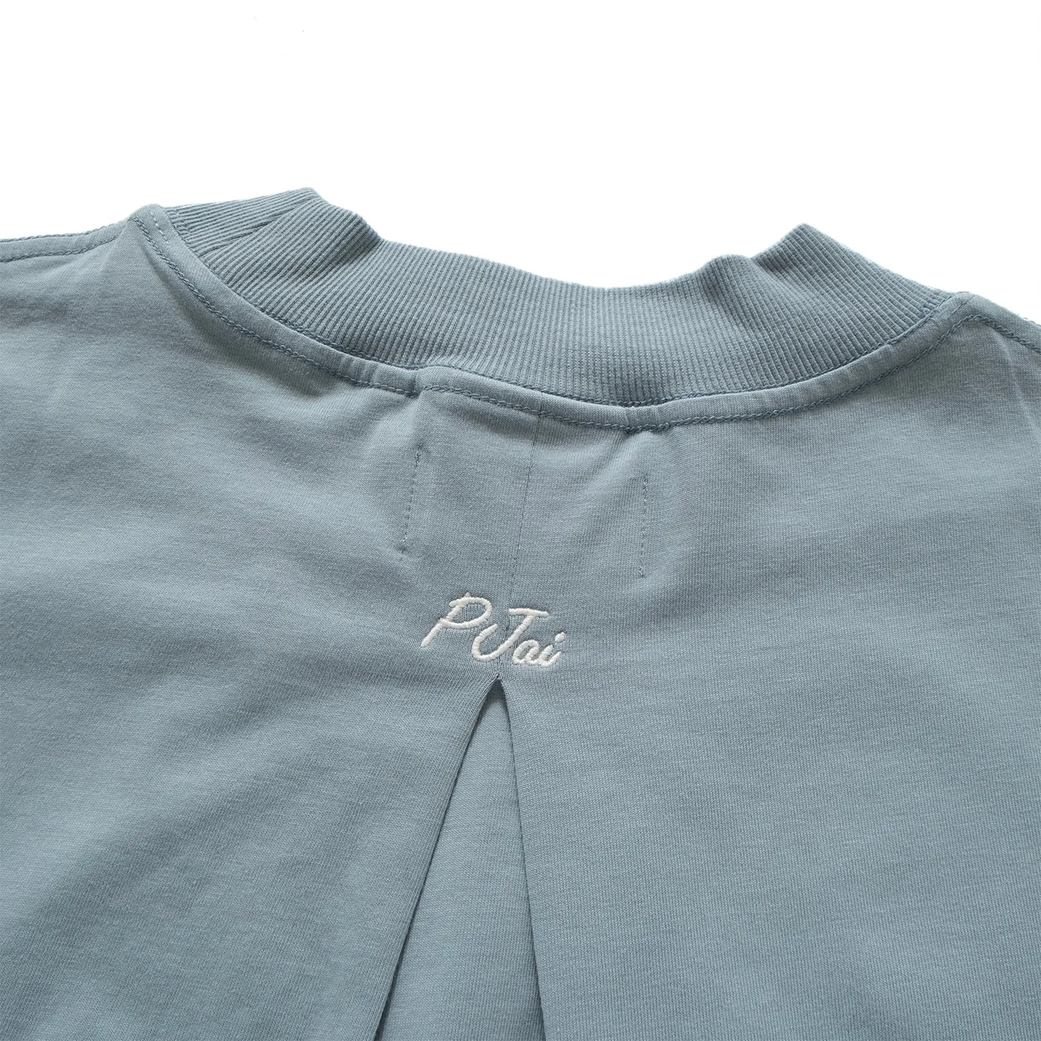 (TP1384) Zipped Hem Tee